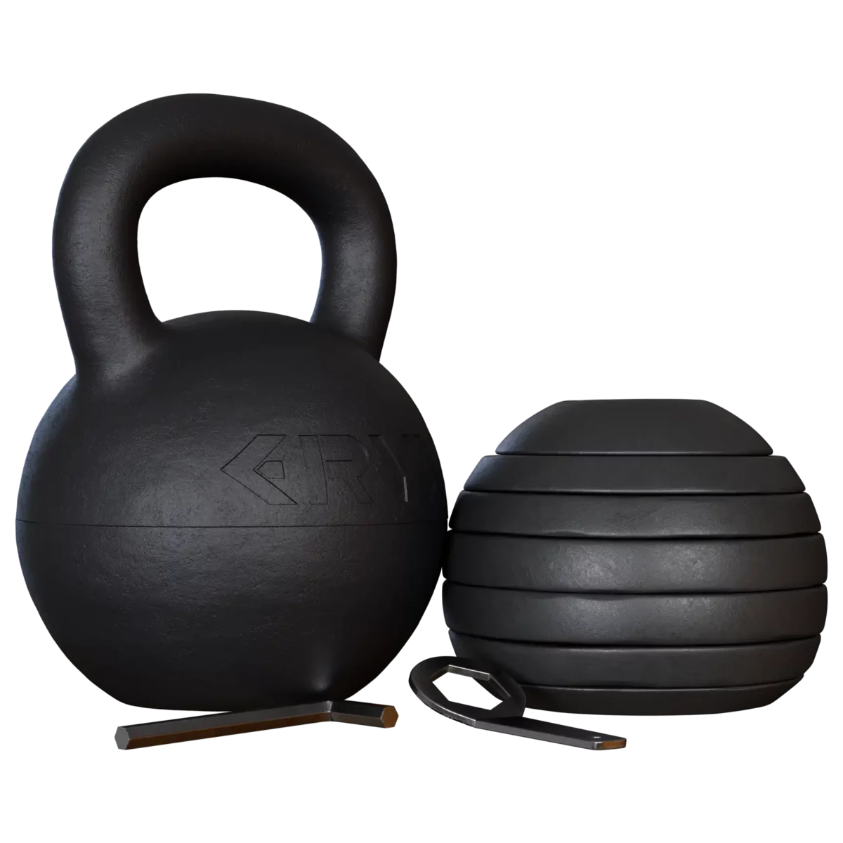 Kettlebell ajustable 12-32kg OneBell® Tactical - Imagen 2